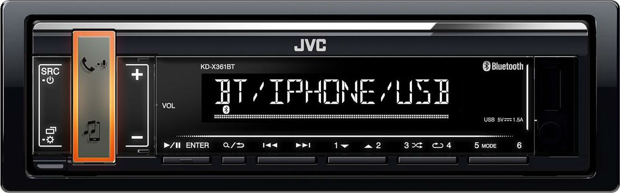 USB - ресивер JVC KD-X361BT - фото